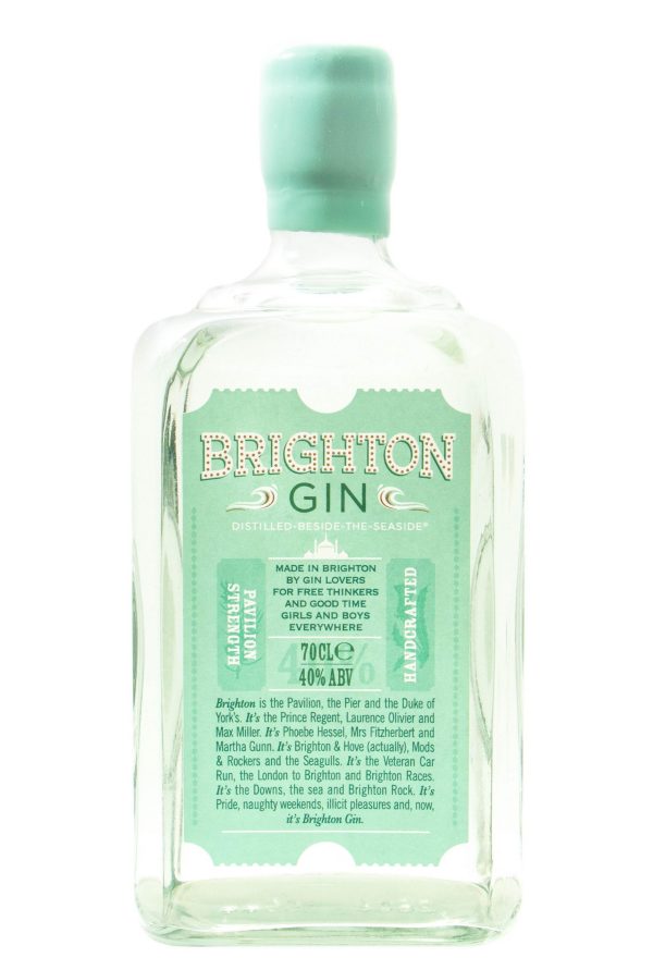 Brighton Gin Pavillion Strength Front Label