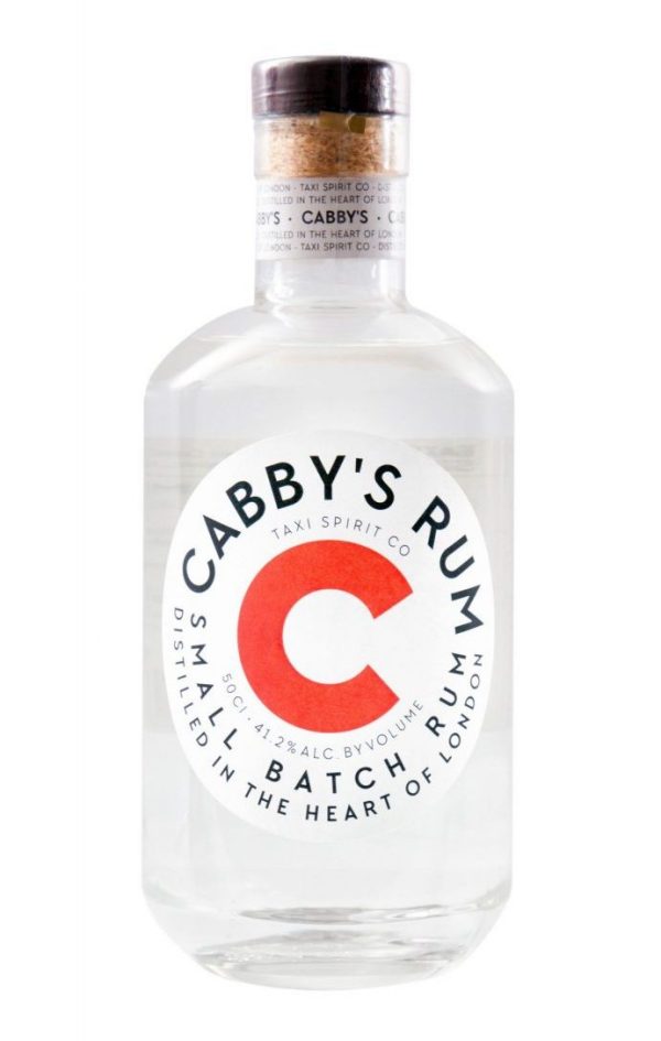 Cabby's London White Rum Front Label