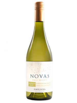 Emiliana Novas Organic Sauvignon Blanc From Chile Front Label