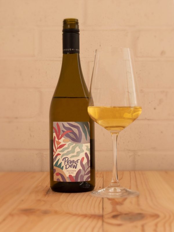 Pebble Dew New Zealand Sauvignon Blanc White Wine In A Glass