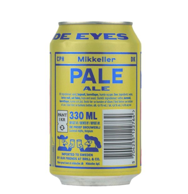 Mikkeller Side Eyes Pale Ale In A Can Back Label