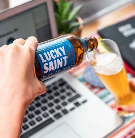 ALL THINGS DRINKS - Lucky Saint Beer at Work