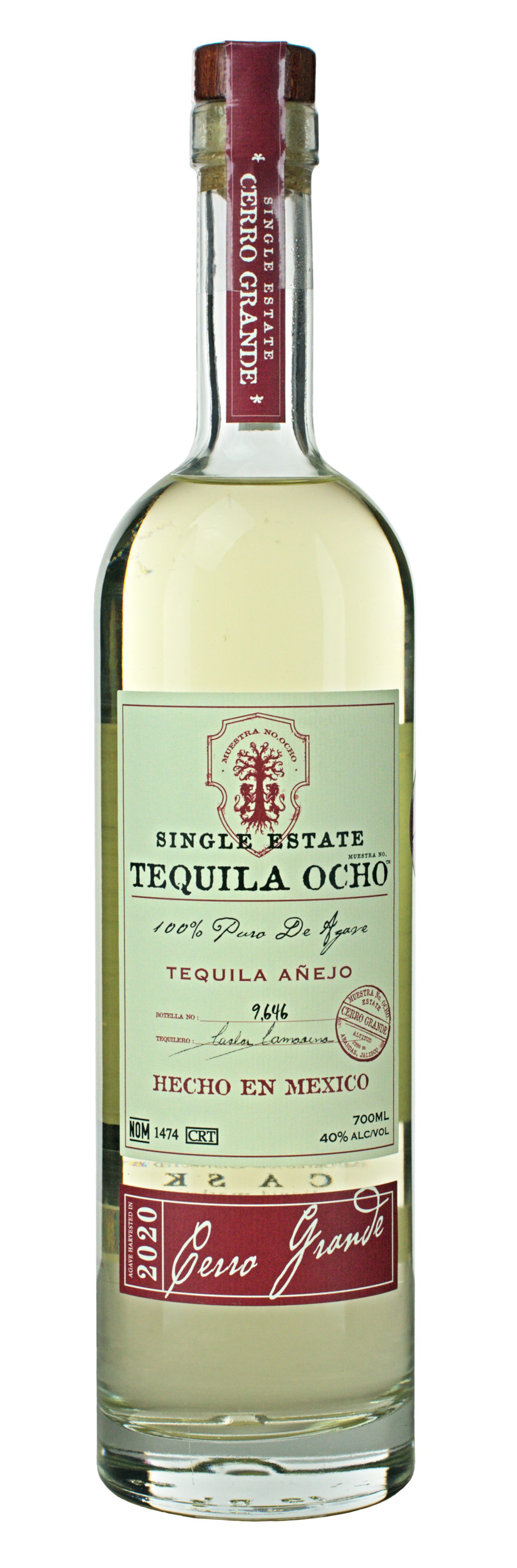 Ocho Añejo Tequila Cerro Grande