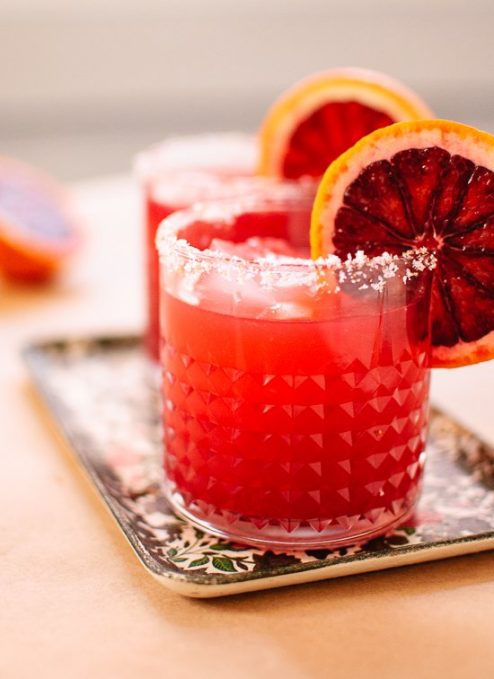 ALL THINGS DRINKS - Tequila Blood OrangeMargarita