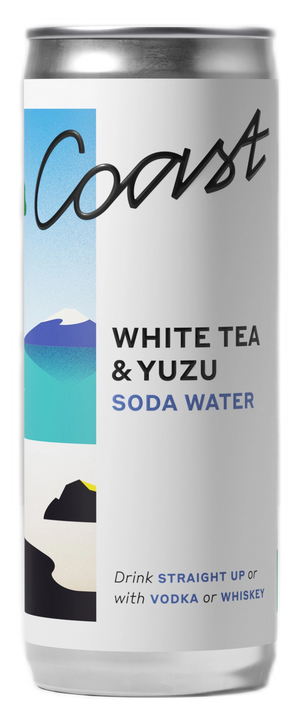 ALL THINGS DRINKS - Coast White Tea & Yuzu Soda - Pack of 6 cans