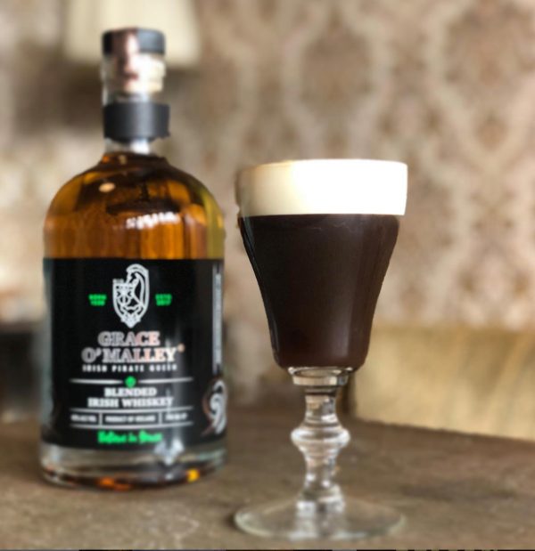 ALL THINGS DRINKS - Grace O'Malley Irish Whiskey in Irish Coffee