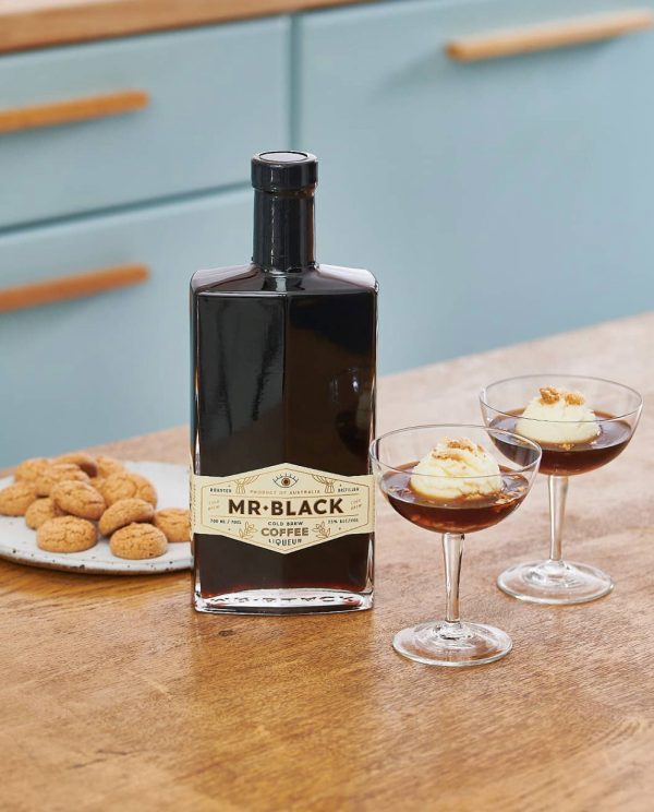 ALL THINGS DRINKS - Mr Black Coffee Liqueur with Amaretti & Icecream