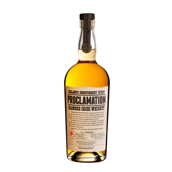 ALL THINGS DRINKS - Proclamation Blended Irish Whiskey