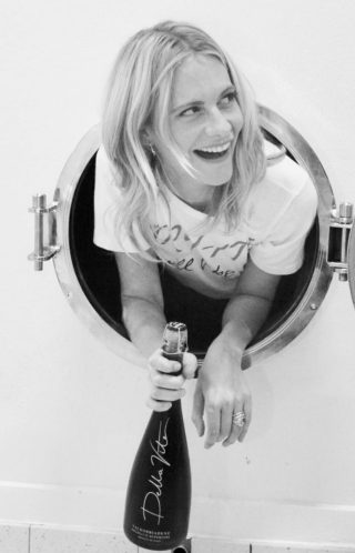 ALL THINGS DRINKS - Della Vite Poppy Delevingne In a Wine Tank