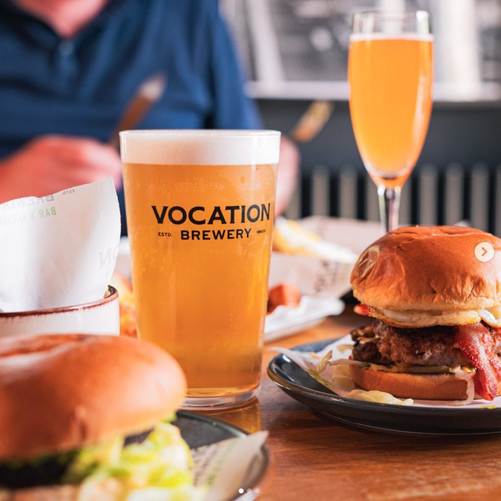 ALL THINGS DRINKS - Vocation - Beer with burger